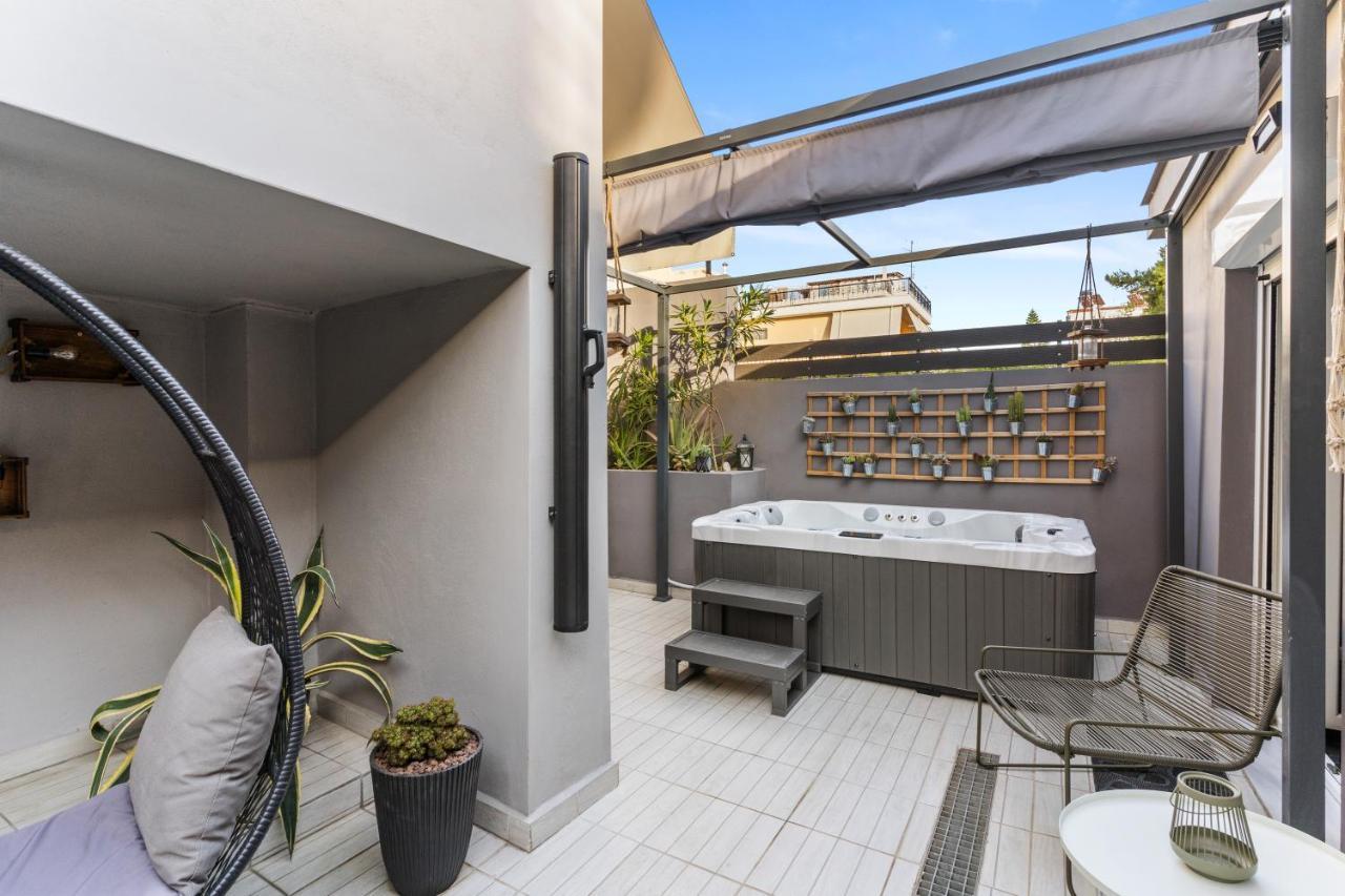 Luxe House In Glyfada With Spa Near Metro Station C8 أثينا المظهر الخارجي الصورة